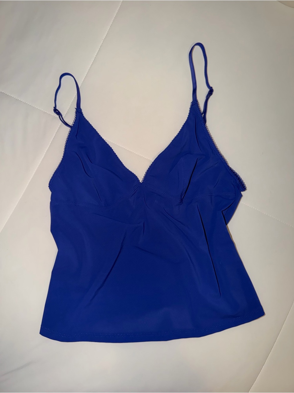 Urban Outfitters Cobalt Blue V-Neck Spaghetti Strap Tank